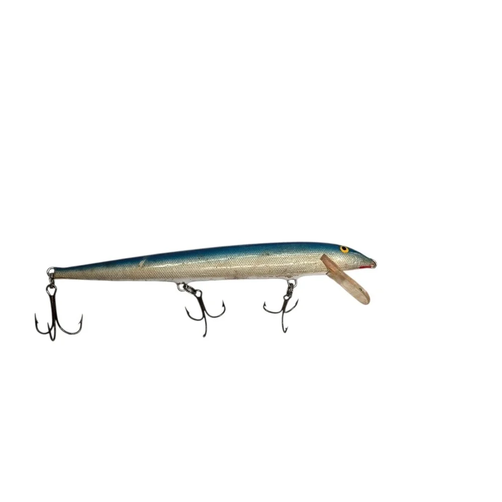 Vintage RAPALA Original Floating F-18 Fishing Lure in Blue